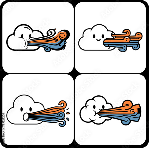 Cute snowman characters with scarves and hats,  Funny winter snowmen with carrot noses,  Playful snow characters for holiday themes