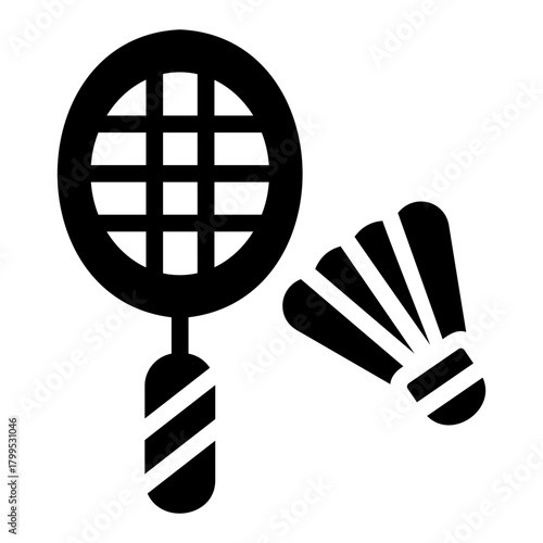 badminton Solid icon