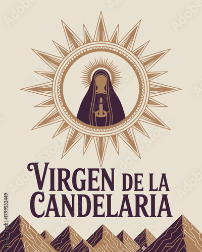 Virgen de la Candelaria Festival Religious Celebration Candlelight