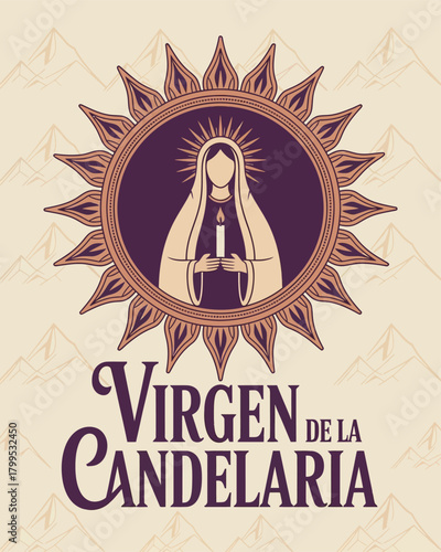 Virgen de la Candelaria Festival Religious Celebration Candlelight