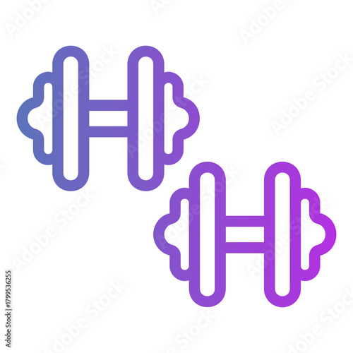 dumbell Gradient icon
