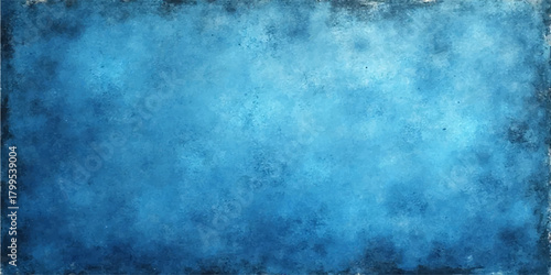 Dark blue vintage aged paper texture with rough grunge wall pattern backdrop design