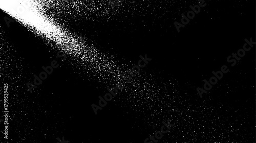 Grunge texture overlay set with black and white elements. Vector illustration features a distressed pattern suitable for various applications.