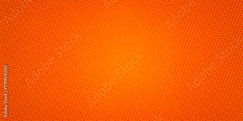 Orange striped textile fabric surface texture with closeup detail