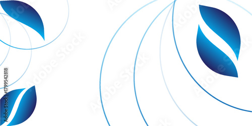 Abstract white fluid gradient Geometric and flower banner design background.EPS 10