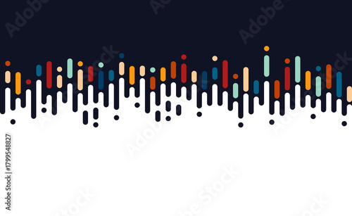 Abstract mustard rounded lines background