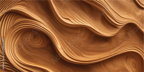 Natural brown wood texture pattern of an old hardwood floor plank surface