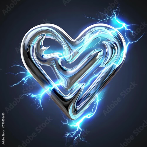 abstract heart shape