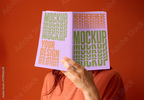 Mockup Showcasing a Front and Back Book Cover
