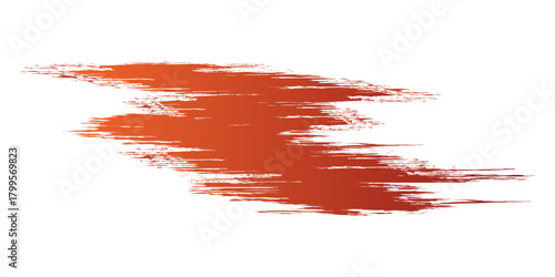 Red brush stroke on isolated background. Line, box, brushes, grunge, paint, page, border. Vector brush stock illustrator.