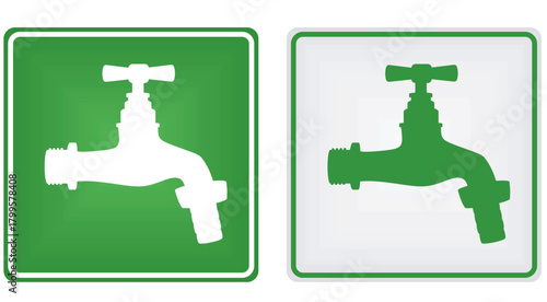 Water traffic sign. vector illustration	