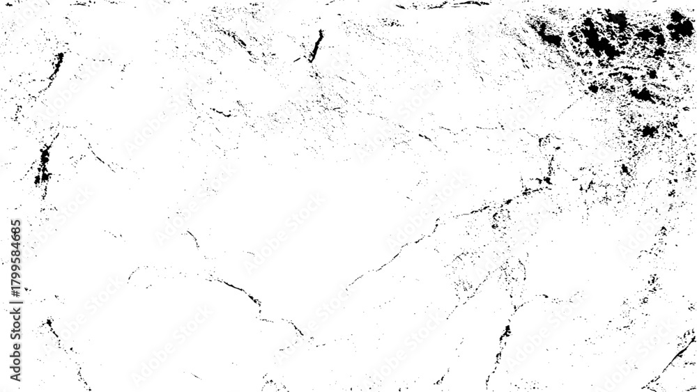 Naklejka premium Texture overlay create grunge effect. Black and white background. Vector texture distress concrete grunge effect. Abstract background.