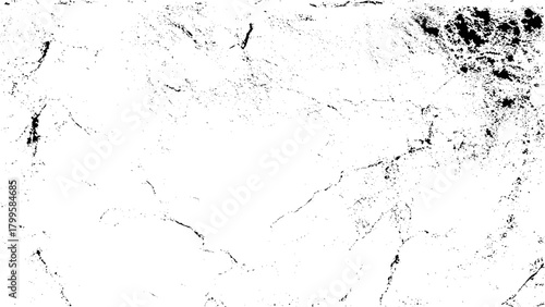 Texture overlay create grunge effect. Black and white background. Vector texture distress concrete grunge effect. Abstract background.