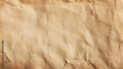 Texture of old brown paper with a dedicated place for text