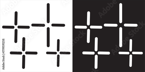 Manga speech bubbles with simple dialog icons. Minimal featuring basic dot dialog symbols, ideal for comics, communication graphics, and expressive storytelling design EPS10/AI.