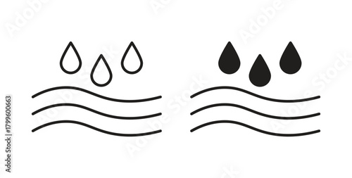 Absorption icon Isolated flat vector in outline collection on white background