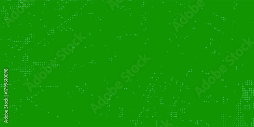 Dots halftone green color pattern gradient texture with technology digital background. Modern Dots pop art comics with nature graphic design