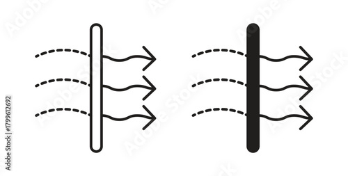 Filtration icon Isolated flat vector in outline collection on white background