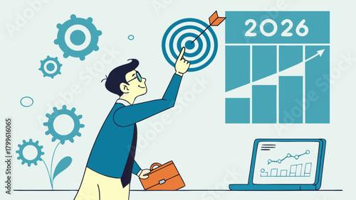 Business growth strategy for 2026 planning and success with target achievement and financial goals