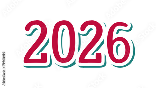 Download high resolution 2026 new year celebration vector image and graphic design template for free use