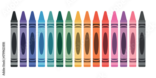 Crayon Collection, Education and Drawing Supplies for Kids