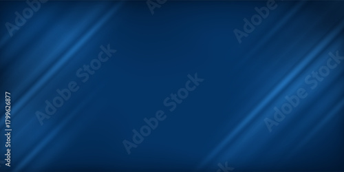 Old wall pattern texture cement blue dark abstract  blue color design are light with black gradient background.