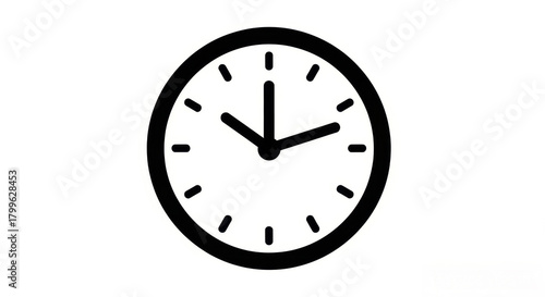 - Clock icon with upward arrow, time and progress symbol, black and white stylized clock illustration
- Time management graphic, 3:00 clock face with motion arrow, minimal productivity icon
- Clock an