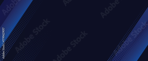 Technology futuristic background striped lines with light effect on blue background. Space for text