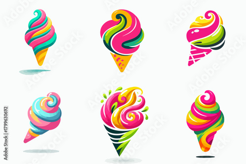 collection of ice cream clip art