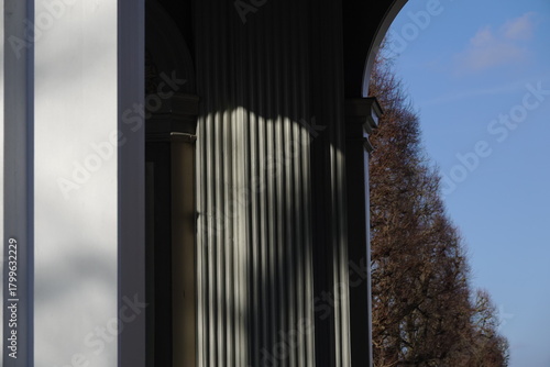 textured wall of a castle