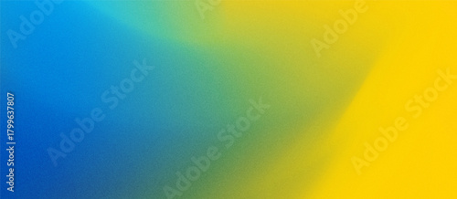 gradient blue and yellow colorful with grainy texture concept