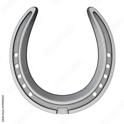 horseshoe isolated on white