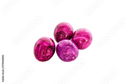 Wallpaper Mural Lila Ostereier Studio freigestellt isoliert studio Torontodigital.ca