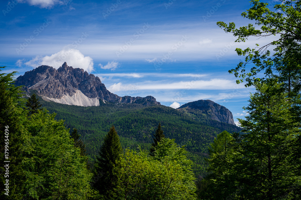 Obraz premium mountain landscape with blue sky
