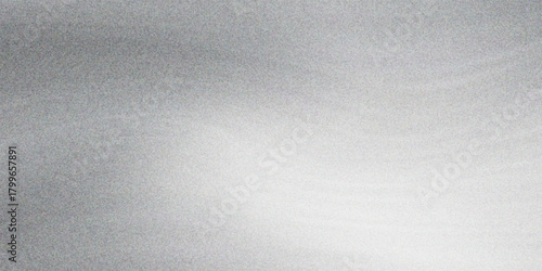 Grey gradient grain texture background gray black white monochrome smooth grainy backdrop design copy space