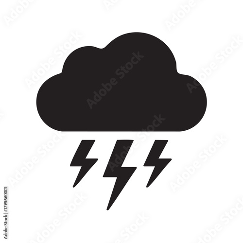 Lightning Storm Weather Icon