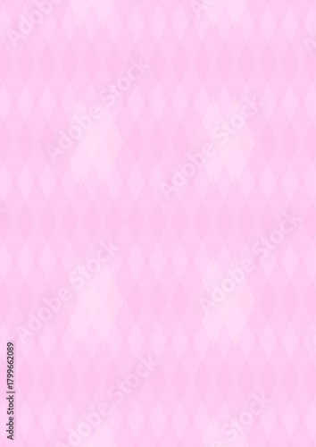 縦の背景　ダイヤ柄のグラデーション　ピンク
