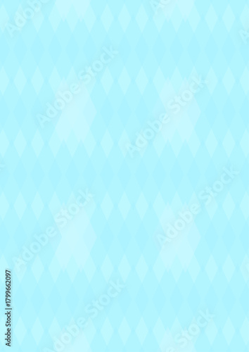 縦の背景　ダイヤ柄のグラデーション　水色