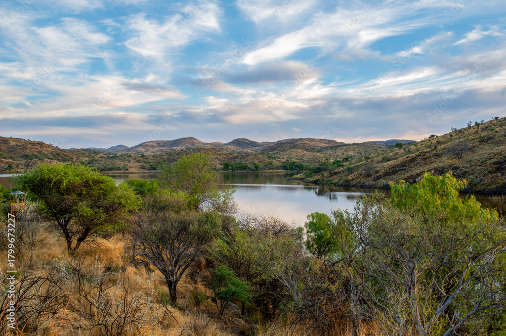 Fototapeta premium Lac en Namibie