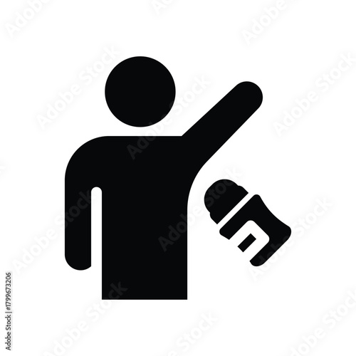  deodorant glyph icon illustration vector graphic.eps