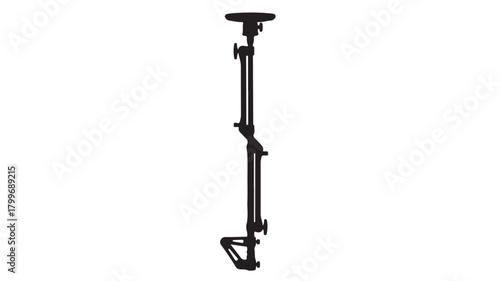 Studio lighting equipment silhouette offering versatility for creative shoots in professional photography studios or home setups showcasing modern design and adaptable functionality