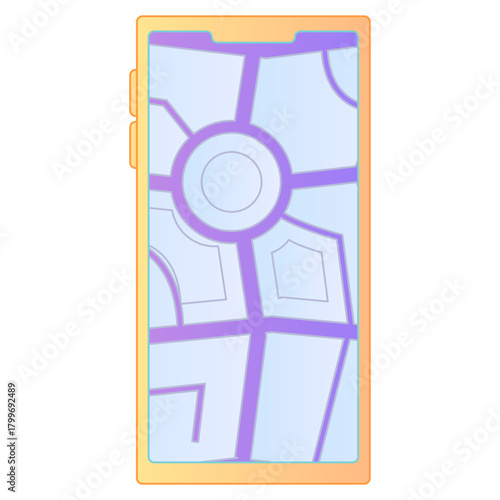 Urban Smart Commuting Transportation Network Gradient Flat Vector Illustration Eco-Friendly Shared Electric Vehicle Asset
