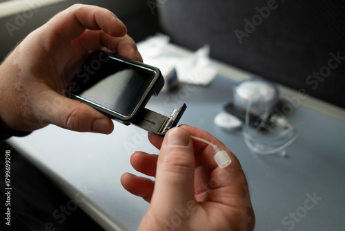 Connecting insulin infusion set tubing to an insulin pump controller during travel