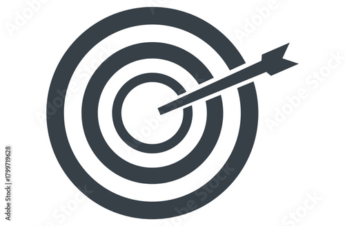 dart hitting target vector.eps