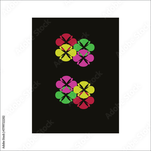 one kind of flower design .,