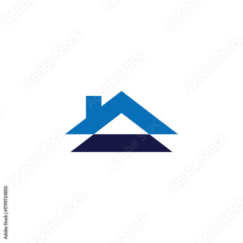 home logo, exerior real estate, housing agency, property developer