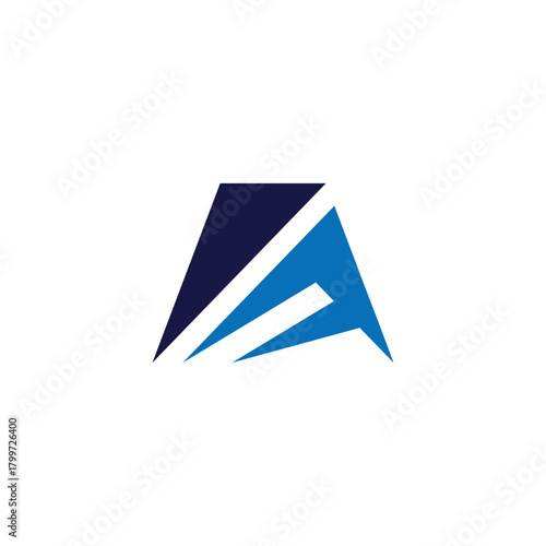 initial letter A Abstract home Concept logo.