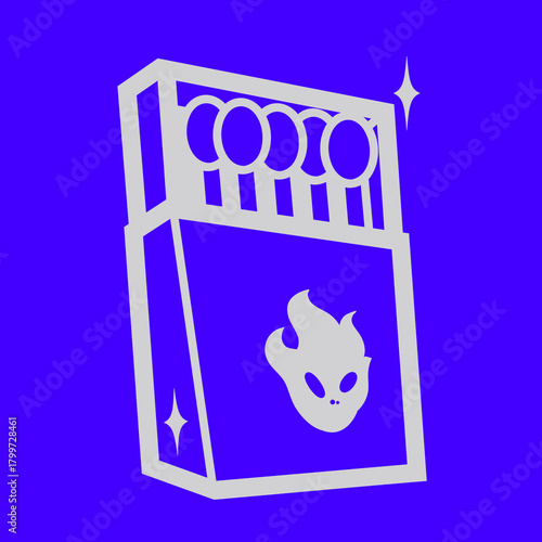 Simple icon vector design from matchbox 1