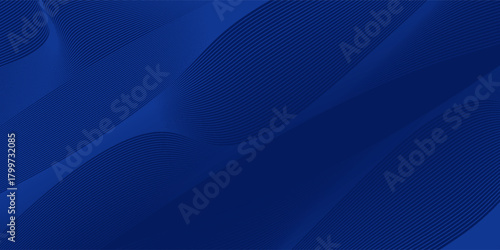 Premium background design with diagonal dark blue line pattern. Vector horizontal template for digital lux business banner, contemporary formal invitation, luxury voucher, prestigious gift certificate