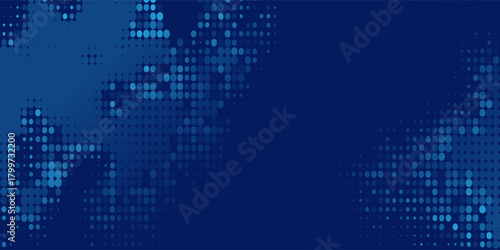 The abstract halftone background consists of different dots.eps 10